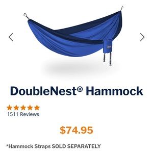 Eno Double Nest Hammock WITH Slap Strap Pro straps